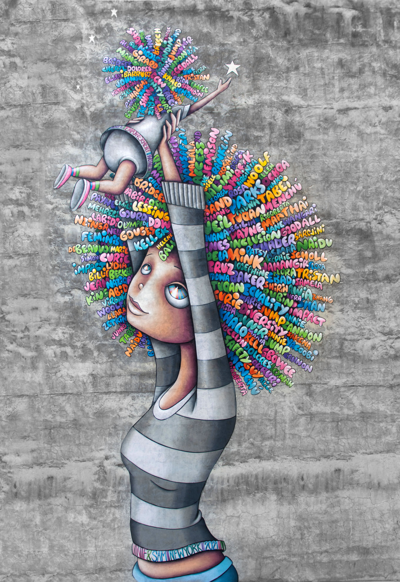 2025年のクリスマスの特別な衣装 New Mural Elevating Global Aspirations for Gender Equality 絵画